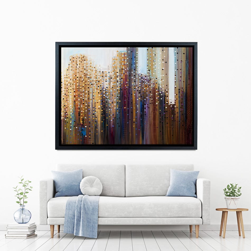 Urban Skyline Canvas Print wall art product Ekaterina Ermilkina / Independent