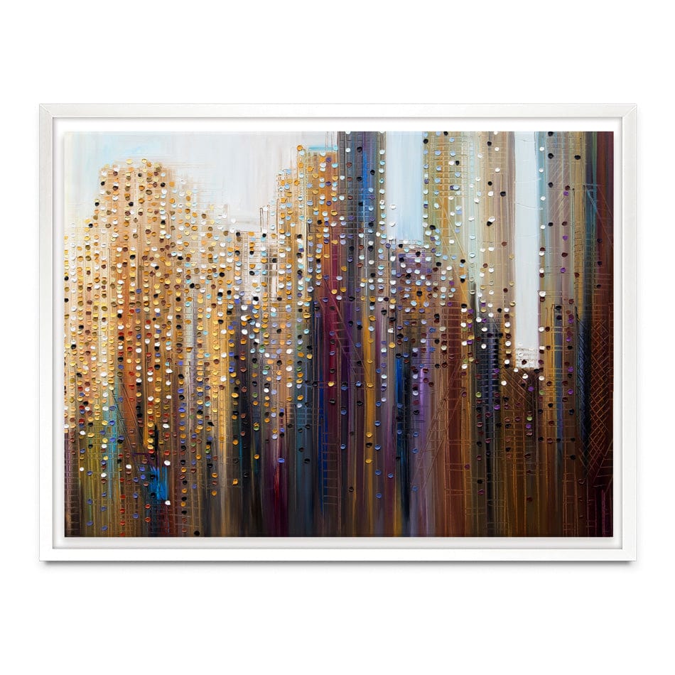 Urban Skyline Canvas Print wall art product Ekaterina Ermilkina / Independent