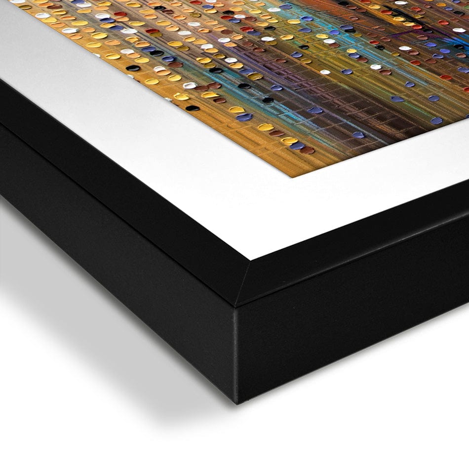 Urban Skyline Framed Art Print wall art product Ekaterina Ermilkina / Independent