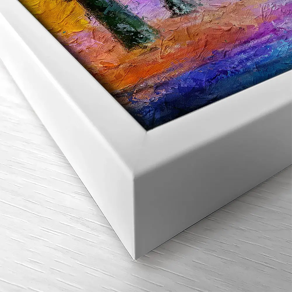 Us Two In The Night Square Canvas Print Us Two In The Night Square Canvas Print wall art product Art Print Shop