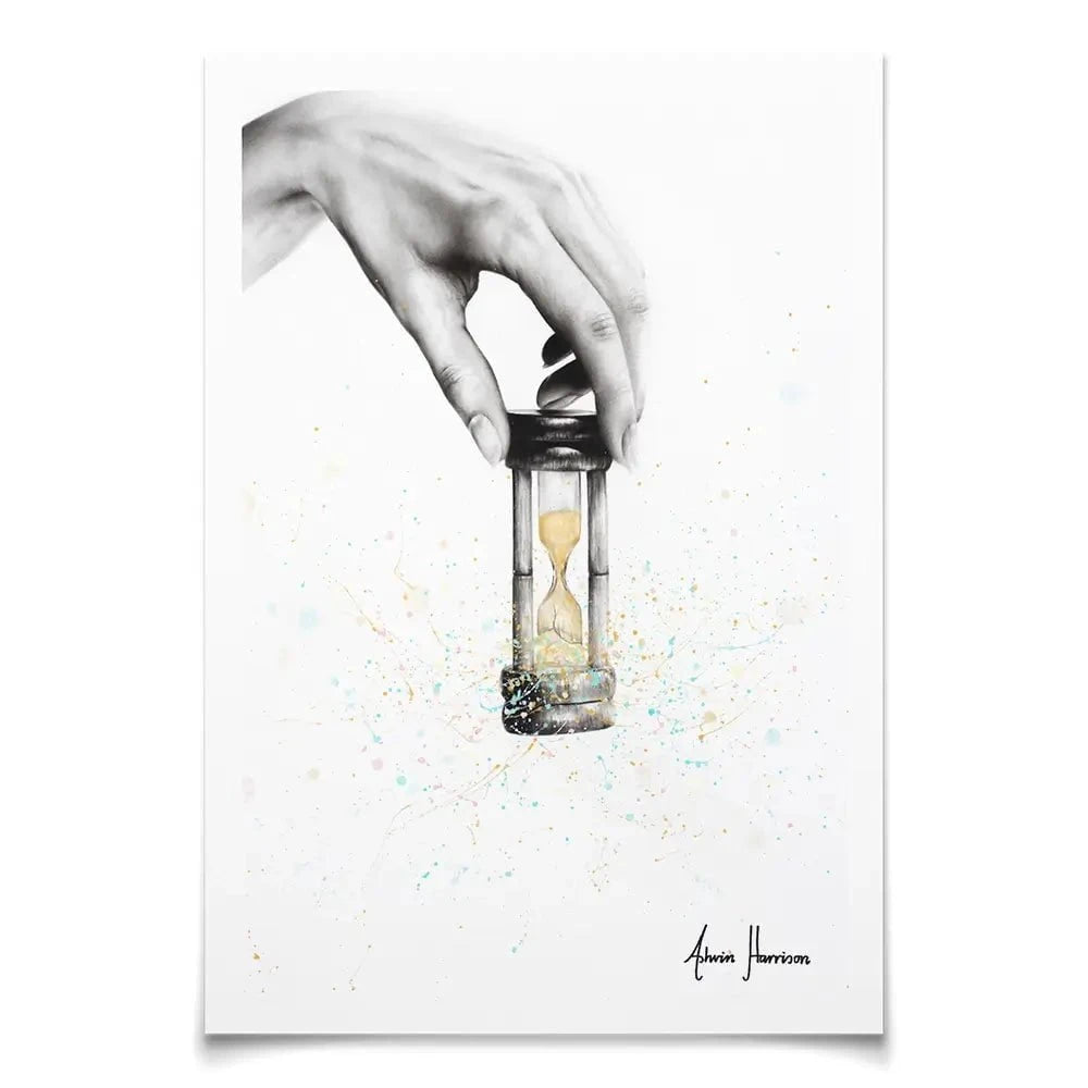 Use Time Wisely Art Print Use Time Wisely Art Print wall art product Ashvin Harrison