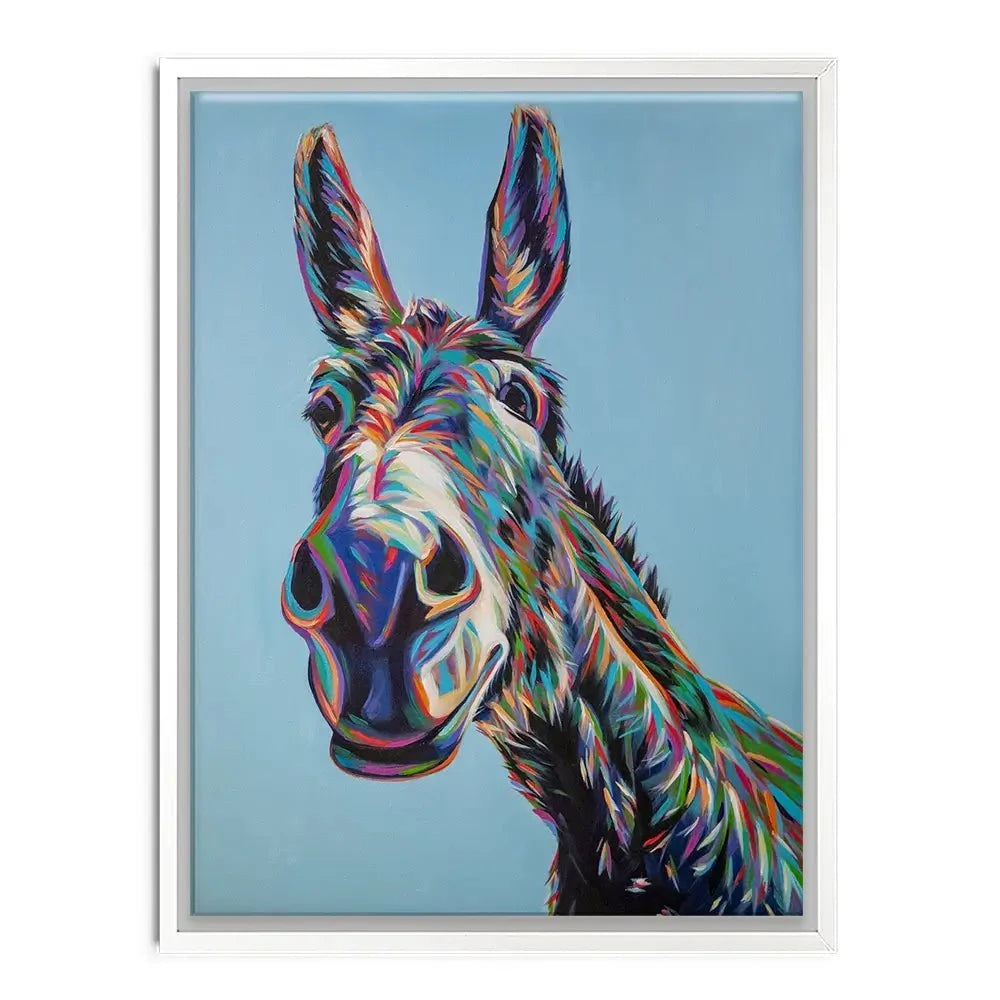 Valentine The Donkey Canvas Print Valentine The Donkey Canvas Print wall art product Carolee Vitaletti
