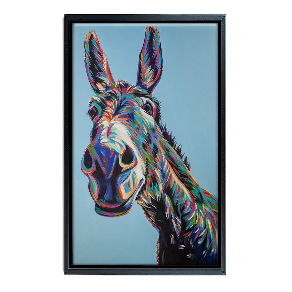 Valentine The Donkey Oversized Canvas Print Valentine The Donkey Oversized Canvas Print wall art product Carolee Vitaletti