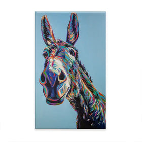 Valentine The Donkey Oversized Canvas Print Valentine The Donkey Oversized Canvas Print wall art product Carolee Vitaletti