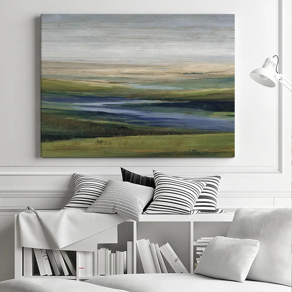 Valley Abstract Canvas Print Valley Abstract Canvas Print wall art product Petal Prints Design - Independent