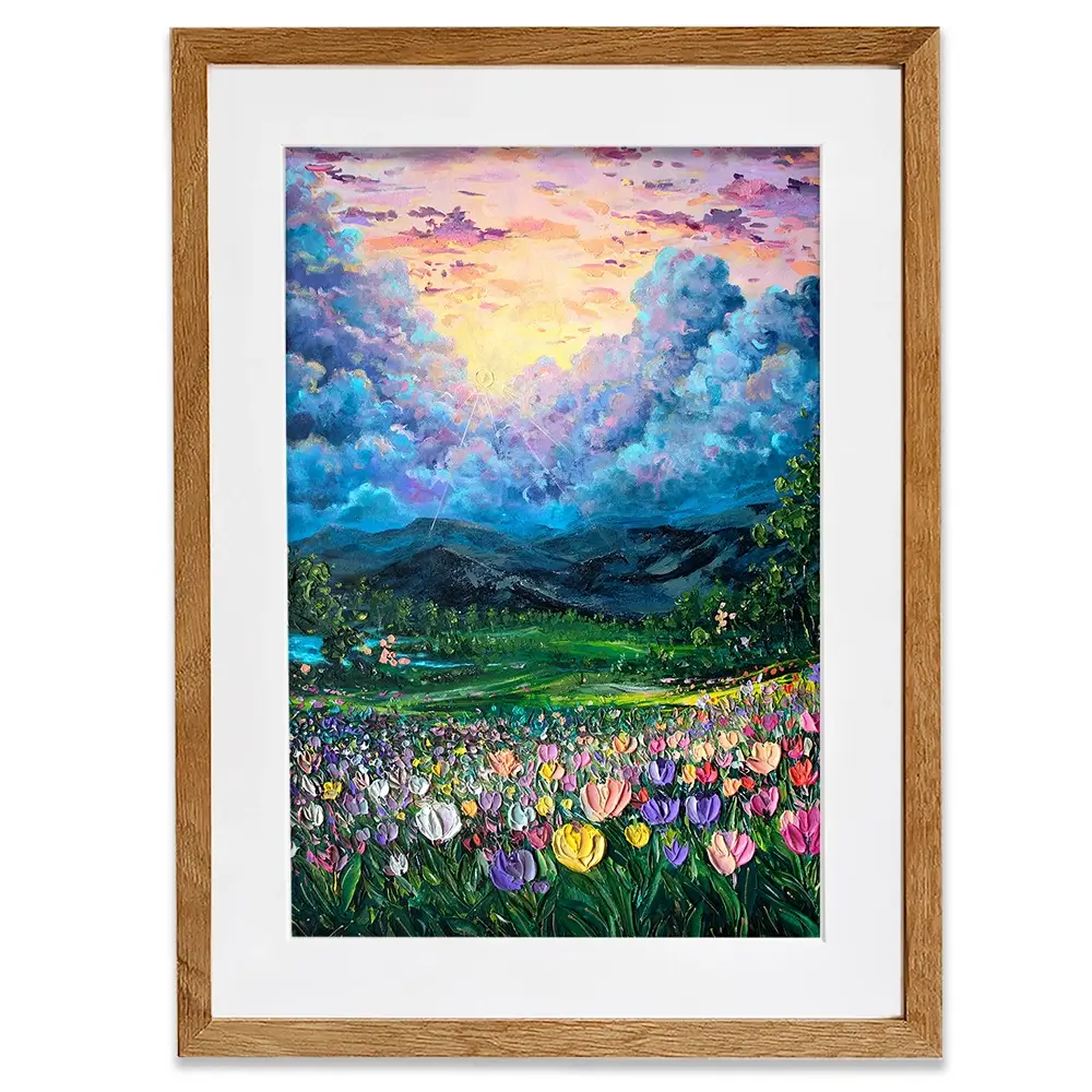 Valley Of Dreams Framed Art Print Valley Of Dreams Framed Art Print wall art product Nada Khatib