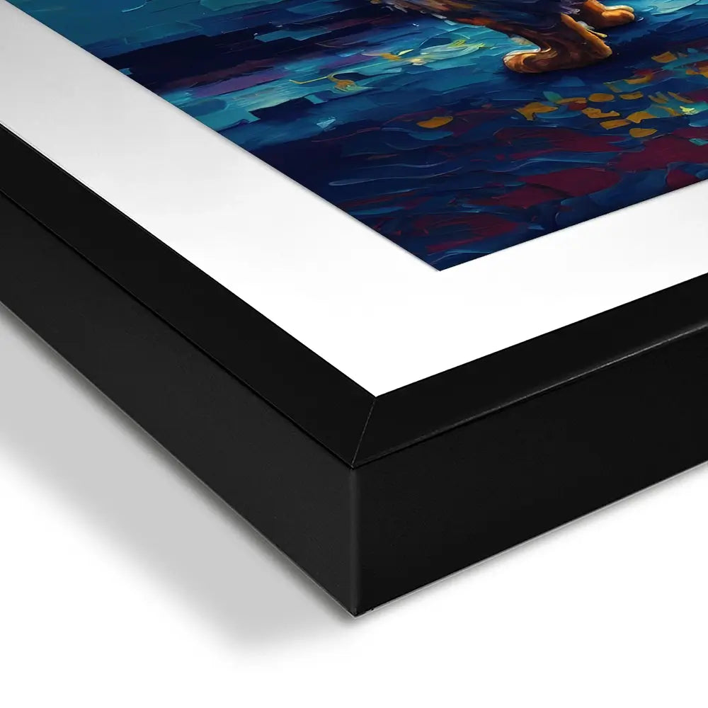 Van Gogh Dachshunds Framed Art Print Van Gogh Dachshunds Framed Art Print wall art product Svetlana Aleynikova