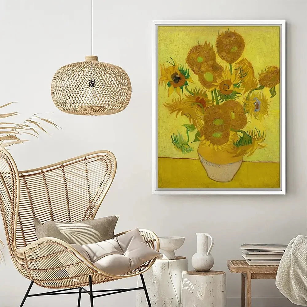 Vase Of Sunflowers Canvas Print Vase Of Sunflowers Canvas Print wall art product Vincent Van Gogh