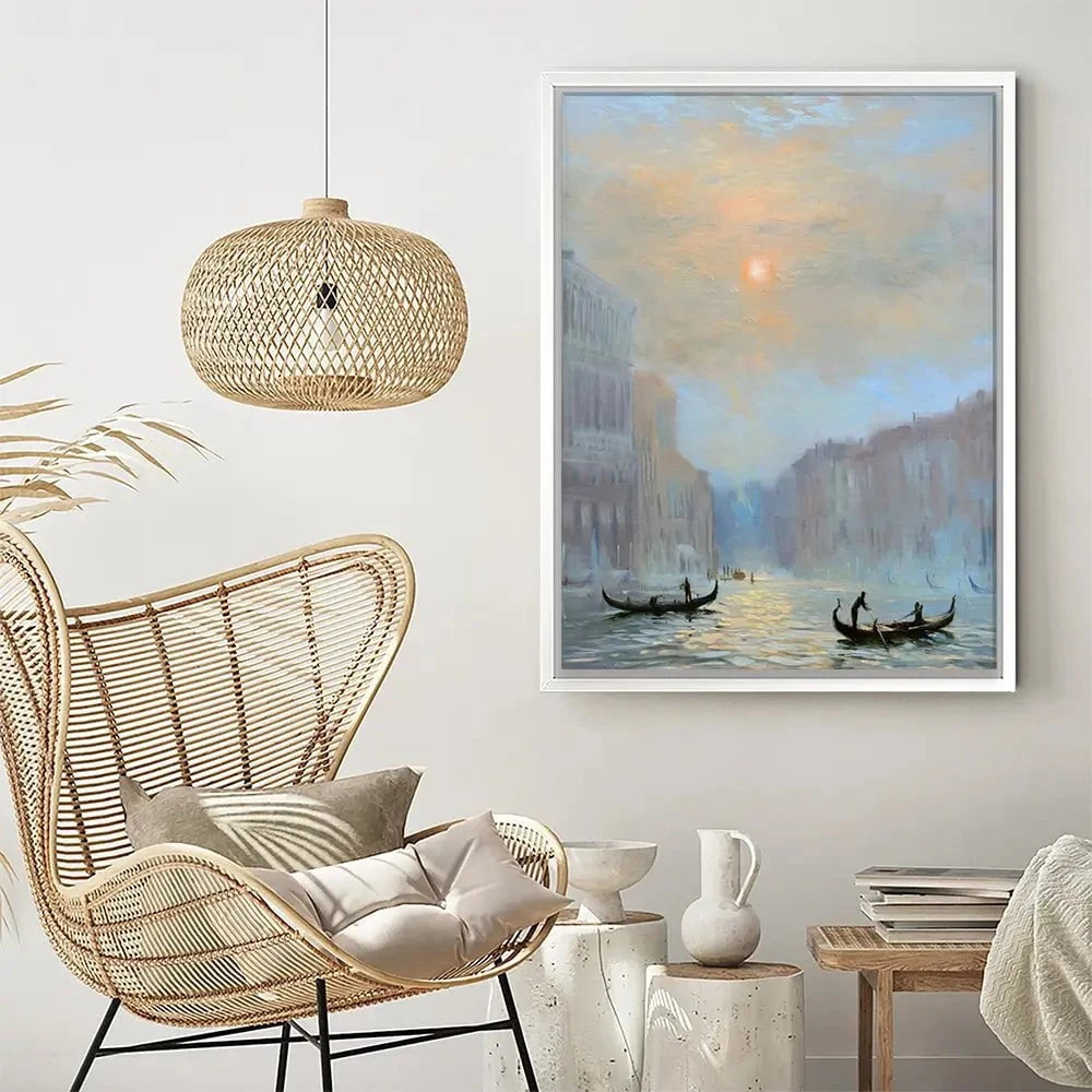 Venice Morning Mist Canvas Print Venice Morning Mist Canvas Print wall art product Chuck Larivey
