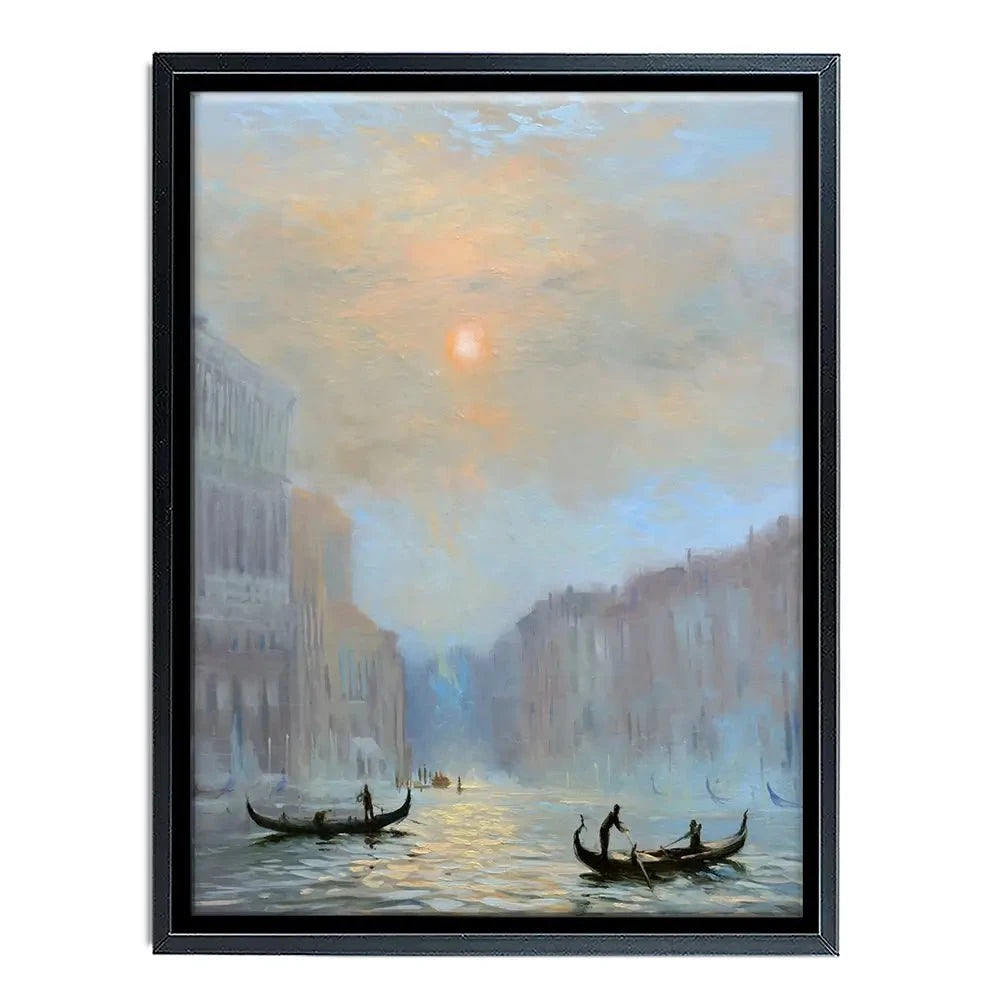 Venice Morning Mist Canvas Print Venice Morning Mist Canvas Print wall art product Chuck Larivey