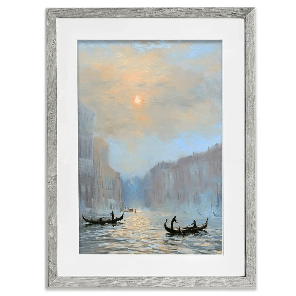 Venice Morning Mist Framed Art Print Venice Morning Mist Framed Art Print wall art product Chuck Larivey