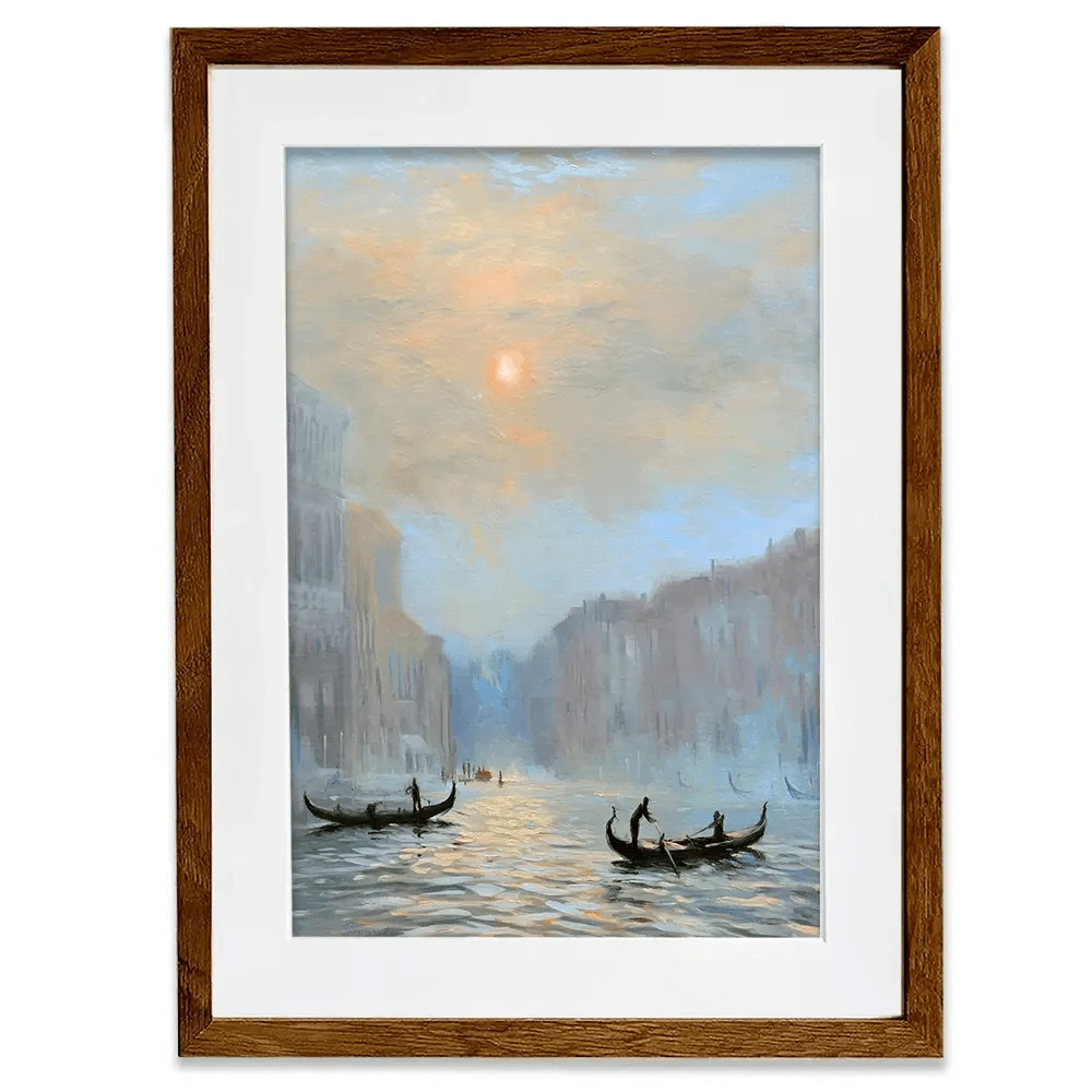 Venice Morning Mist Framed Art Print Venice Morning Mist Framed Art Print wall art product Chuck Larivey