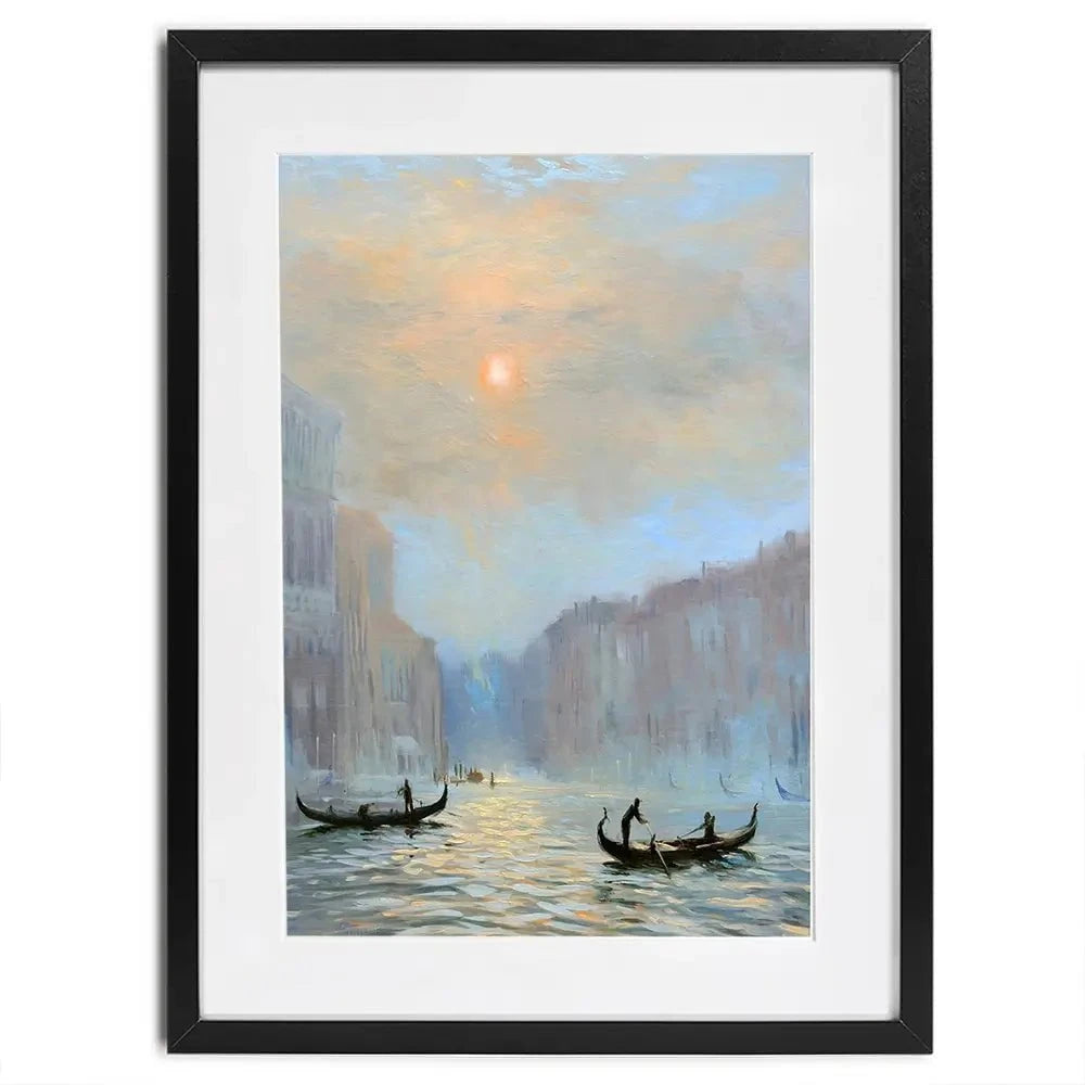 Venice Morning Mist Framed Art Print Venice Morning Mist Framed Art Print wall art product Chuck Larivey