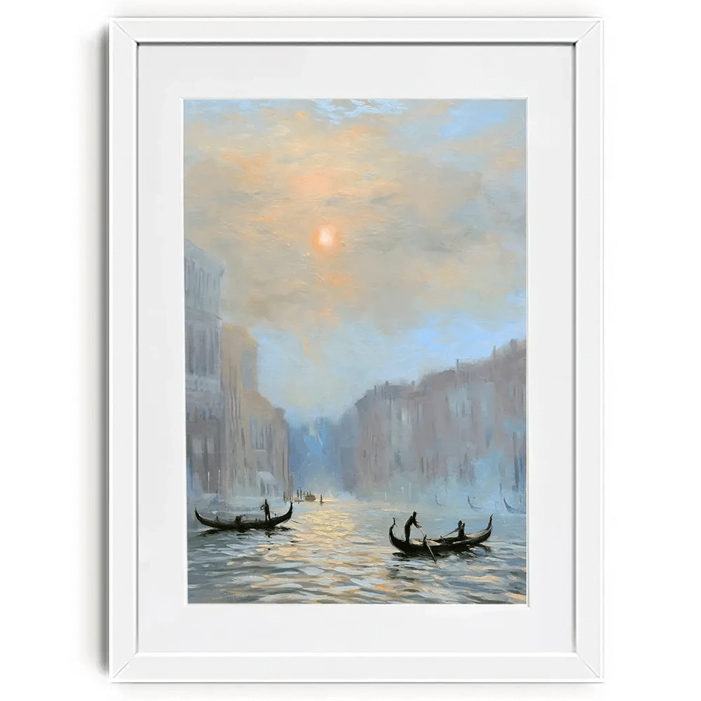 Venice Morning Mist Framed Art Print Venice Morning Mist Framed Art Print wall art product Chuck Larivey
