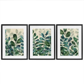 Verdant Sophistication Framed Art Print Trio Verdant Sophistication Framed Art Print Trio wall art product June Erica Vess