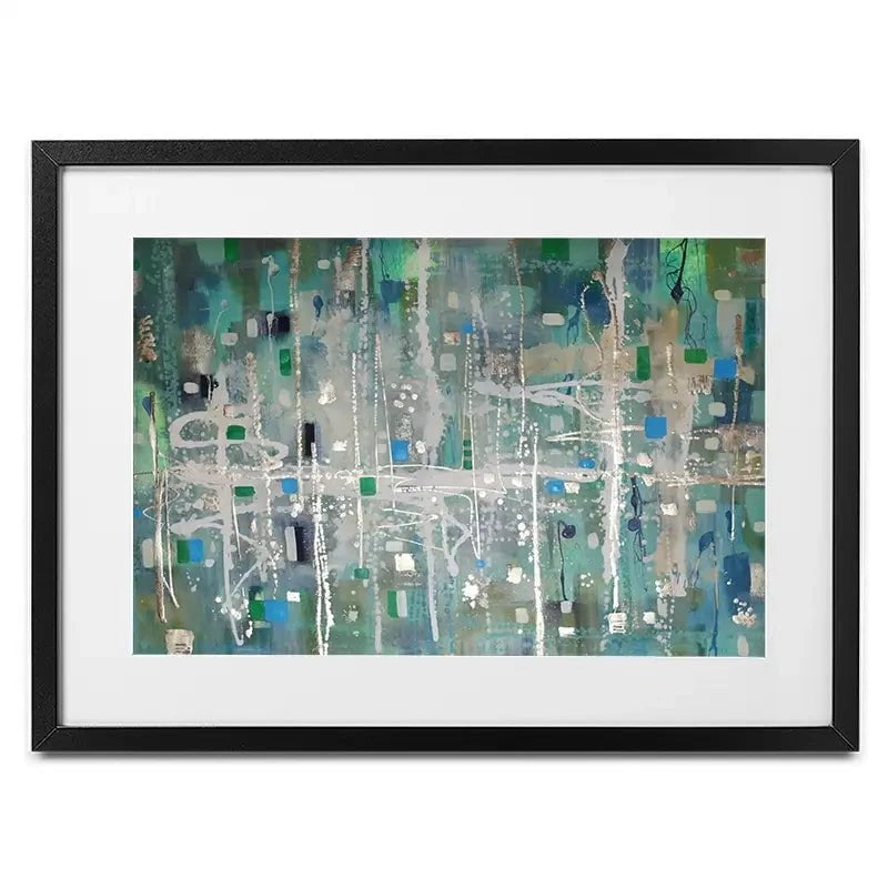 Vert Framed Art Print Vert Framed Art Print wall art product Maria Moretti