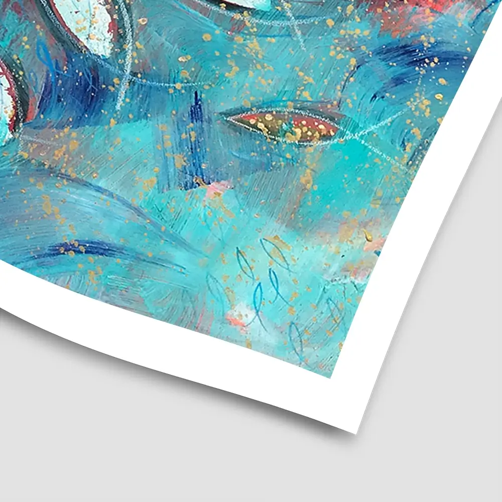 Very Fishy Square Art Print Very Fishy Square Art Print wall art product Jane Brookshaw