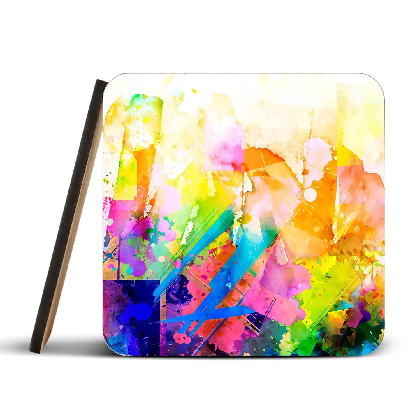 Vibrant Abstract Coaster Set Abstract Vibrant Coaster Set | Abstract Vibrant Art Coasters wall art product ARTEMENKO VALENTYN / Shutterstock