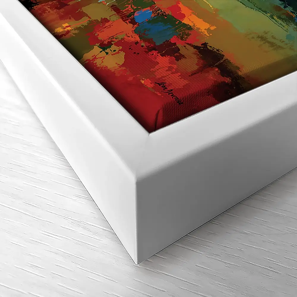 Vibrant Abstract Fields And Soft Pastel Sky Canvas Print Vibrant Abstract Fields And Soft Pastel Sky Canvas Print wall art product Leon Devenice