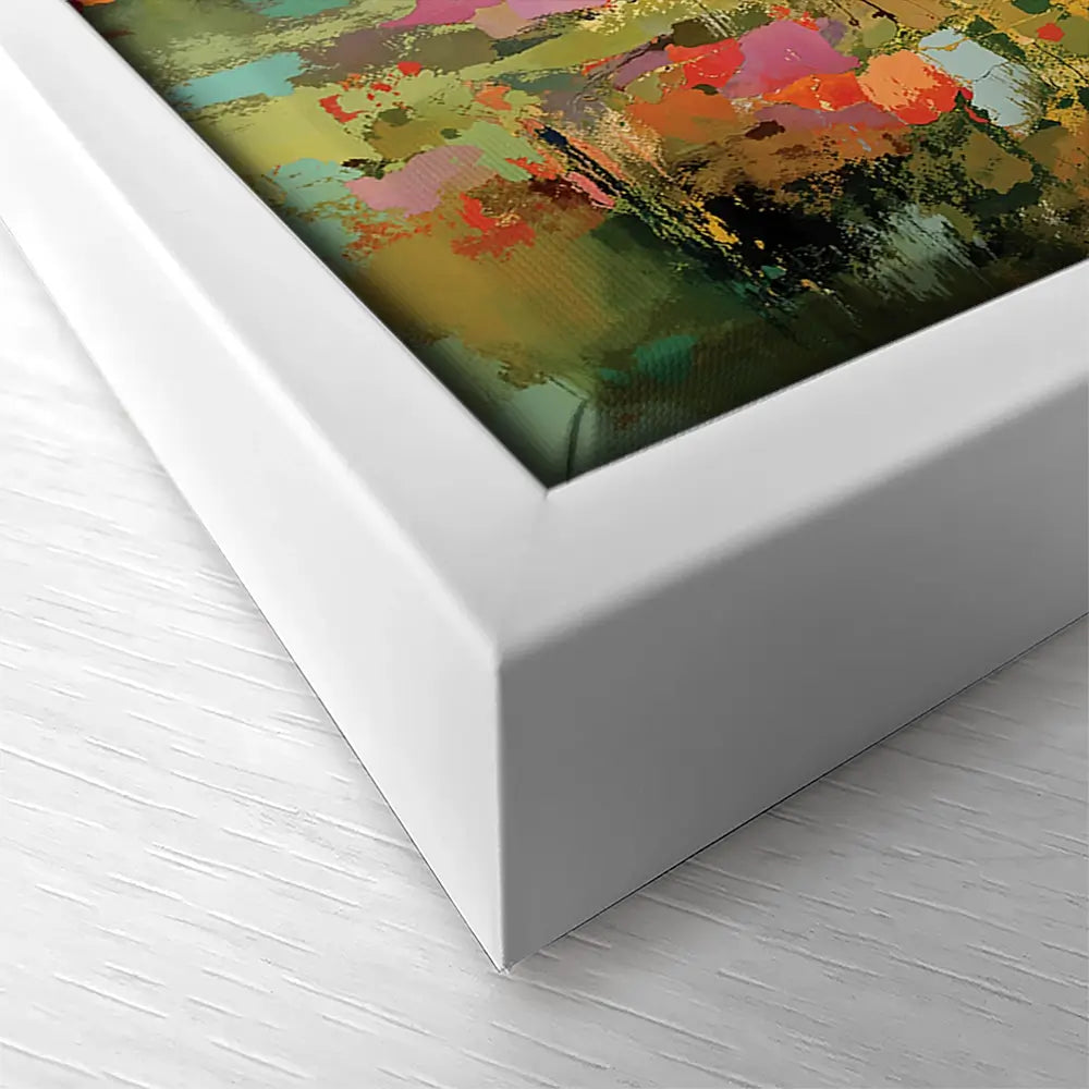 Vibrant Abstract Fields And Soft Pastel Sky Oversized Canvas Print Vibrant Abstract Fields And Soft Pastel Sky Oversized Canvas Print wall art product Leon Devenice