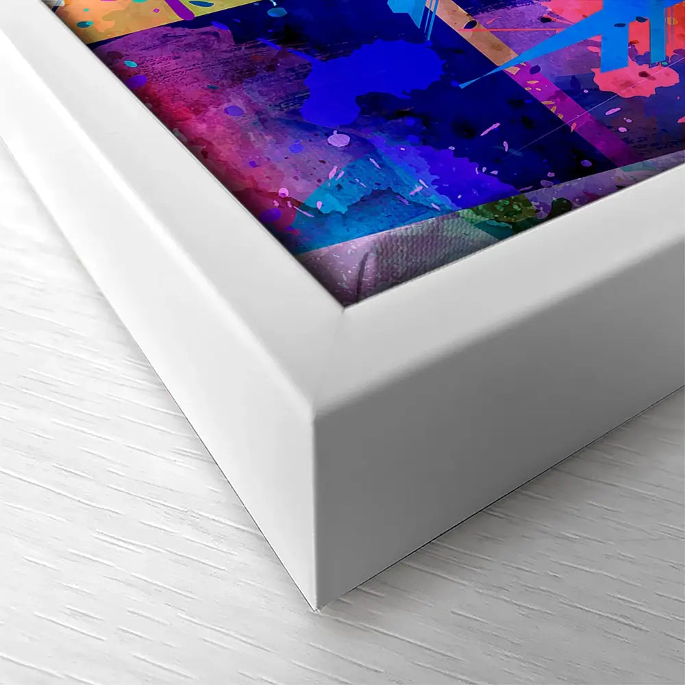 Vibrant Abstract Square Canvas Print Vibrant Abstract Square Canvas Print wall art product ARTEMENKO VALENTYN / Shutterstock