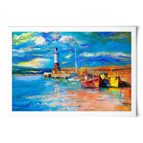 Vibrant Lighthouse Art Print Vibrant Lighthouse Art Print wall art product Boyan Dimitrov / Shutterstock