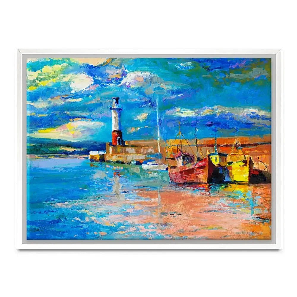 Vibrant Lighthouse Canvas Print Vibrant Lighthouse Canvas Print wall art product Boyan Dimitrov / Shutterstock