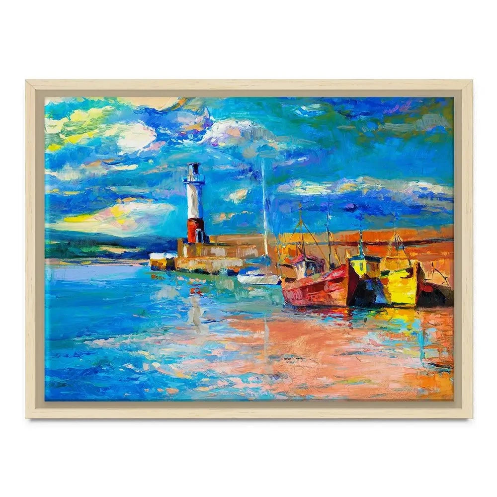 Vibrant Lighthouse Canvas Print Vibrant Lighthouse Canvas Print wall art product Boyan Dimitrov / Shutterstock