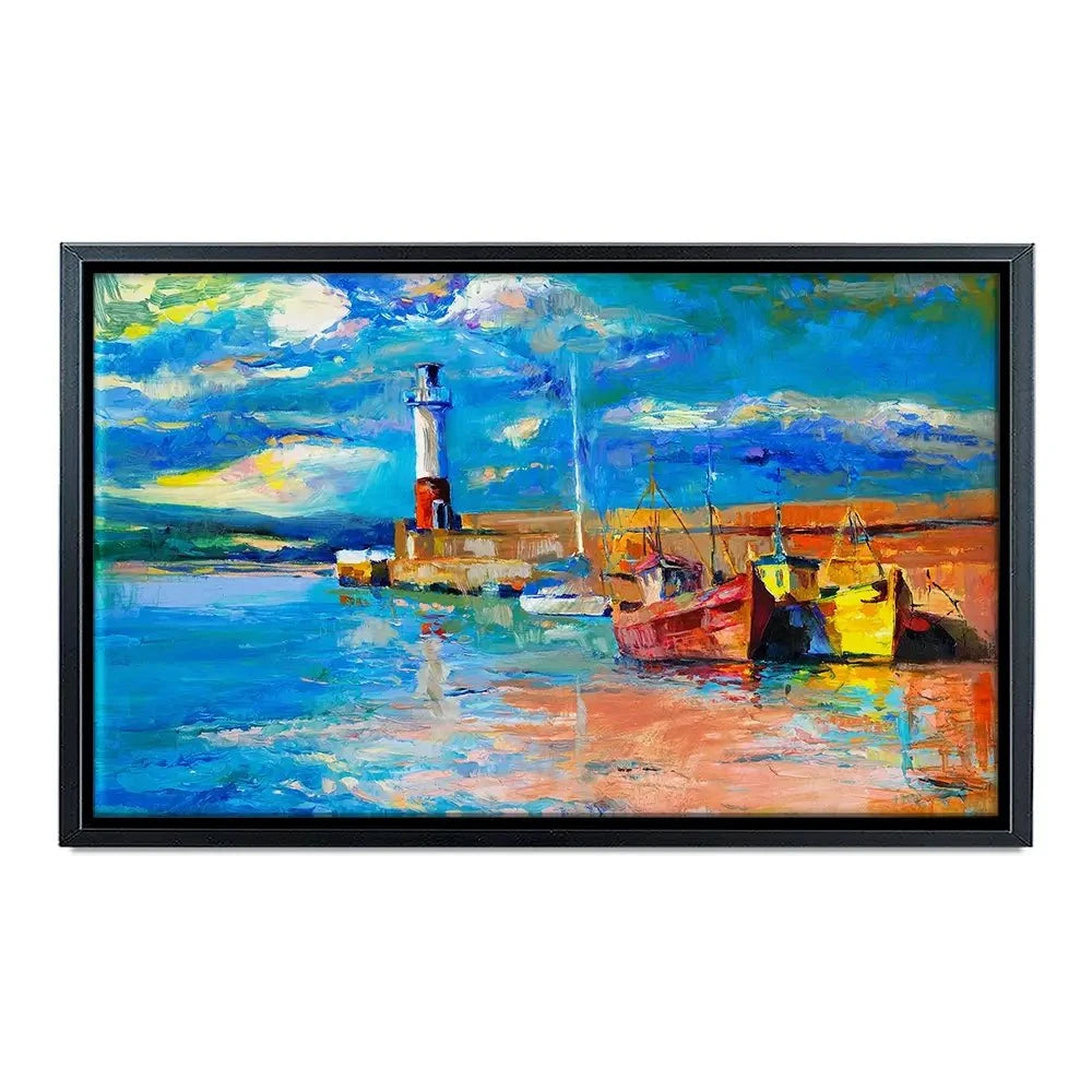 Vibrant Lighthouse Canvas Print Vibrant Lighthouse Canvas Print wall art product Boyan Dimitrov / Shutterstock