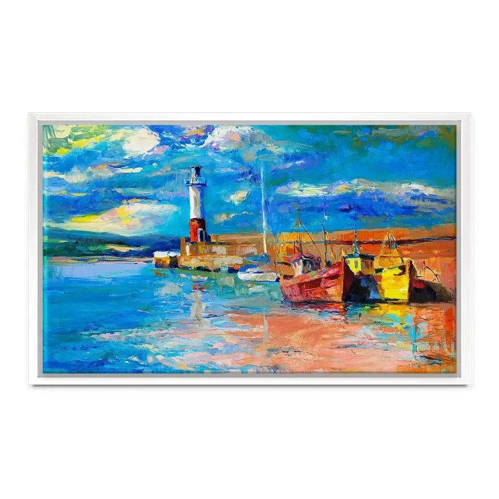 Vibrant Lighthouse Canvas Print Vibrant Lighthouse Canvas Print wall art product Boyan Dimitrov / Shutterstock