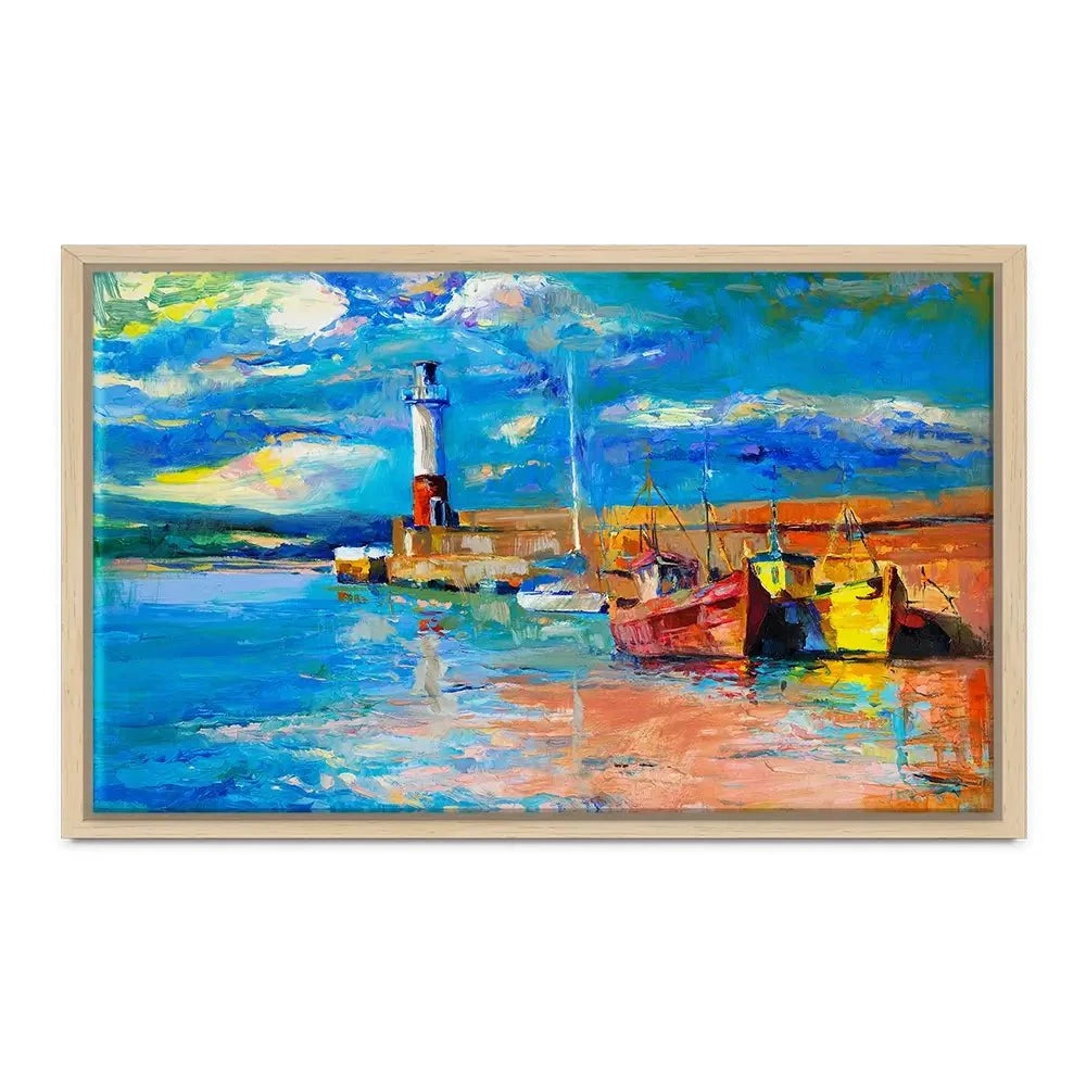 Vibrant Lighthouse Canvas Print Vibrant Lighthouse Canvas Print wall art product Boyan Dimitrov / Shutterstock