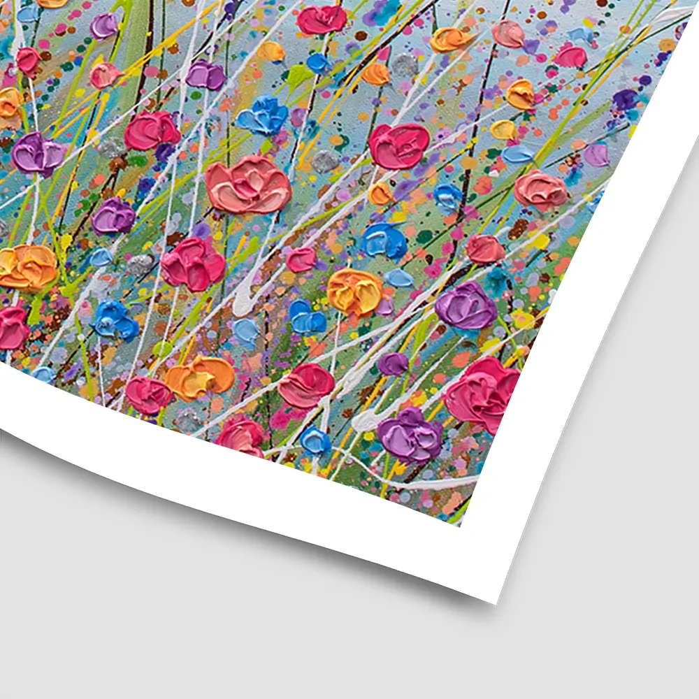 Vibrant Meadow Square Art Print Vibrant Meadow Square Art Print wall art product Art Print Shop