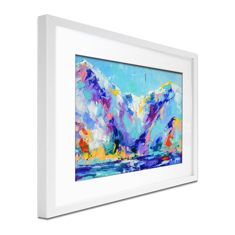 Vibrant Mountains Framed Art Print wall art product Mari Dein / Shutterstock