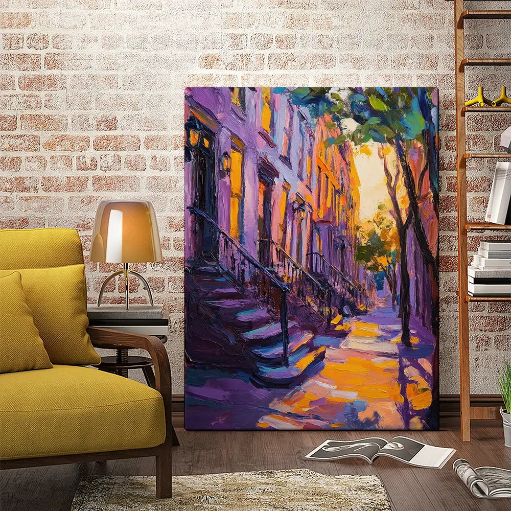 Vibrant NY Canvas Print Vibrant NY Canvas Print wall art product Tanya Ocean
