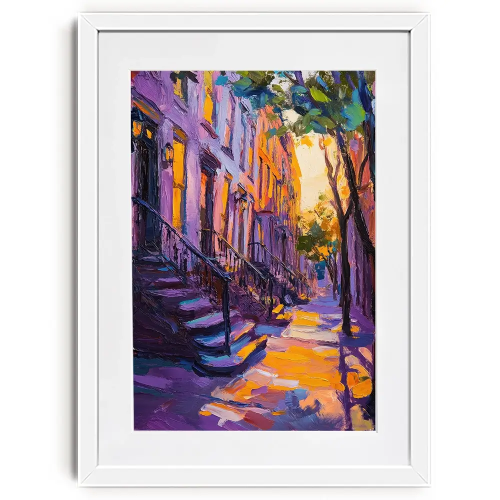 Vibrant NY Framed Art Print Vibrant NY Framed Art Print wall art product Tanya Ocean