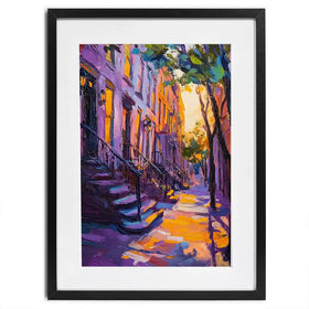 Vibrant NY Framed Art Print Vibrant NY Framed Art Print wall art product Tanya Ocean