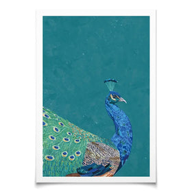 Vibrant Peacock Art Print Vibrant Peacock Art Print wall art product Sarah Manovski
