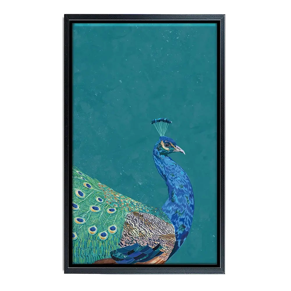 Vibrant Peacock Canvas Print Vibrant Peacock Canvas Print wall art product Sarah Manovski