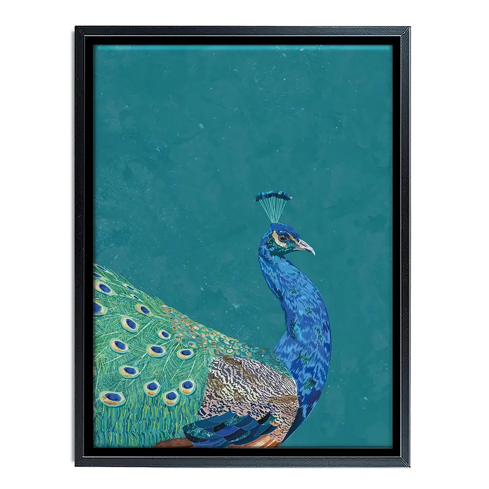 Vibrant Peacock Canvas Print Vibrant Peacock Canvas Print wall art product Sarah Manovski
