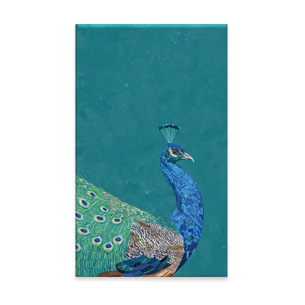 Vibrant Peacock Canvas Print Vibrant Peacock Canvas Print wall art product Sarah Manovski