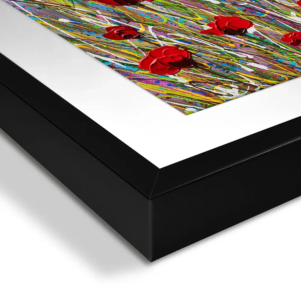 Vibrant Poppies Framed Art Print Vibrant Poppies Framed Art Print wall art product Olga Tkachyk