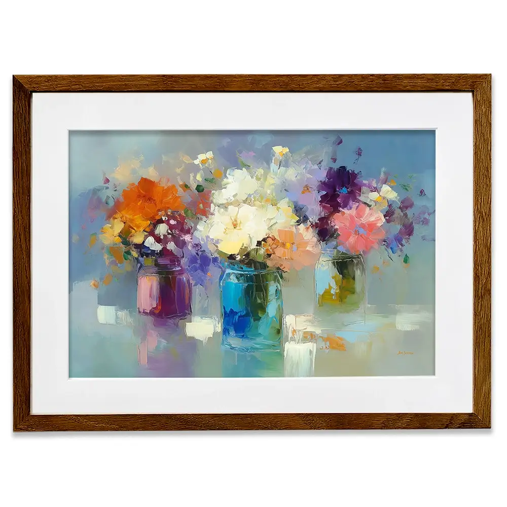 Vibrant Spring Impressions Framed Art Print Vibrant Spring Impressions Framed Art Print wall art product Leon Devenice