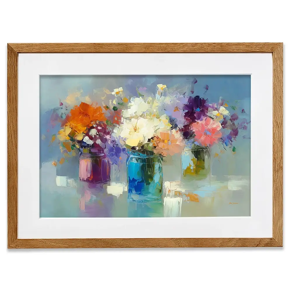 Vibrant Spring Impressions Framed Art Print Vibrant Spring Impressions Framed Art Print wall art product Leon Devenice