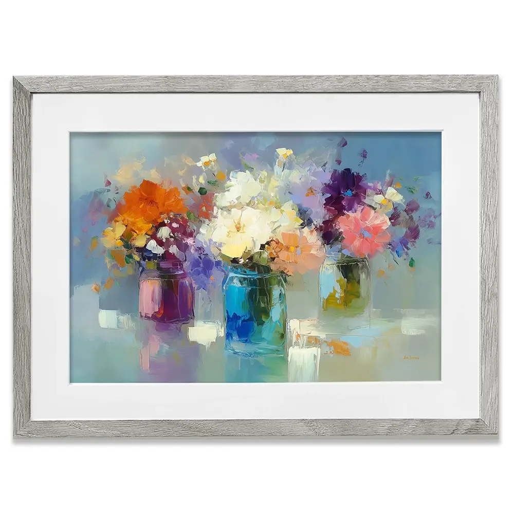 Vibrant Spring Impressions Framed Art Print Vibrant Spring Impressions Framed Art Print wall art product Leon Devenice