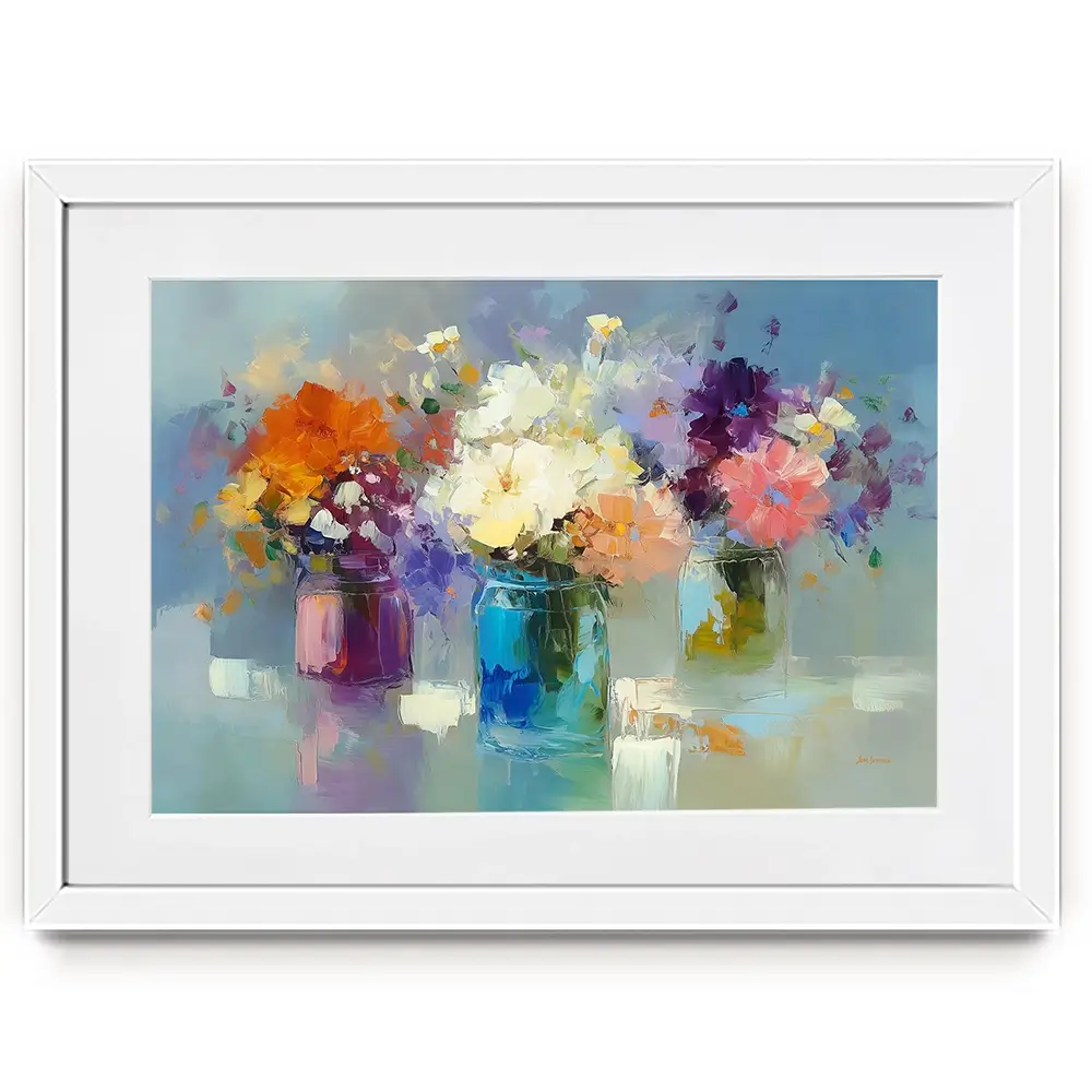 Vibrant Spring Impressions Framed Art Print Vibrant Spring Impressions Framed Art Print wall art product Leon Devenice