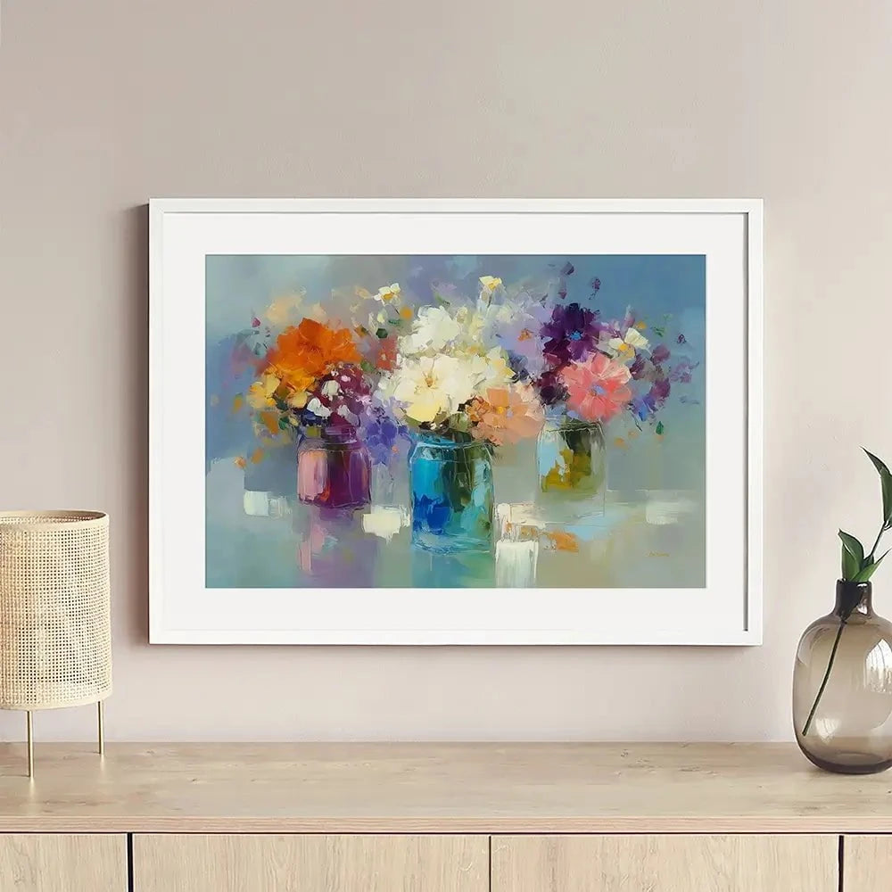 Vibrant Spring Impressions Framed Art Print Vibrant Spring Impressions Framed Art Print wall art product Leon Devenice