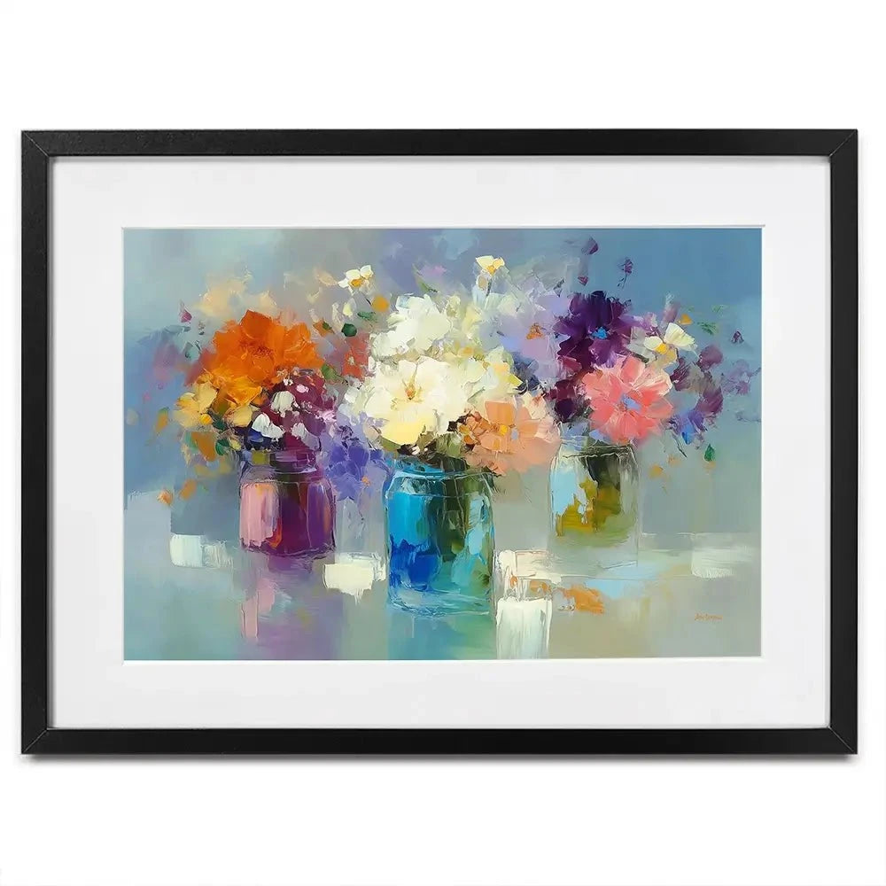 Vibrant Spring Impressions Framed Art Print Vibrant Spring Impressions Framed Art Print wall art product Leon Devenice