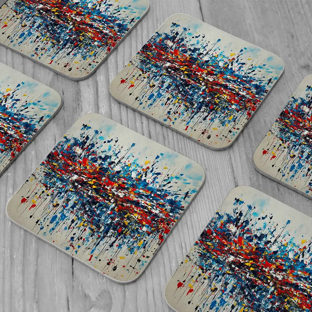 Vibrations Coaster Set Vibrations Coaster Set wall art product Roberto Moro