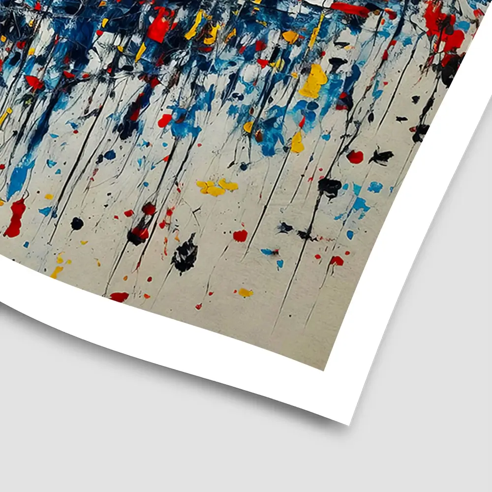 Vibrations Square Art Print Vibrations Square Art Print wall art product Roberto Moro