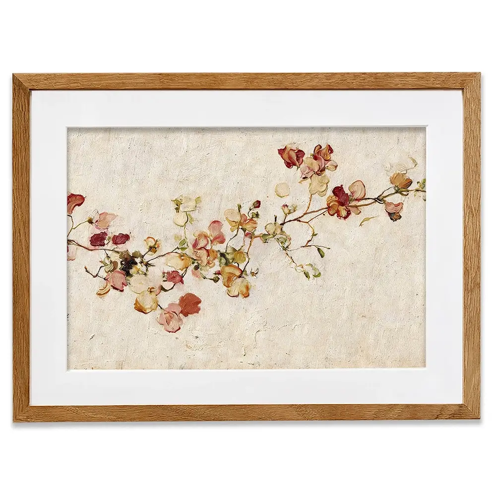 Vine Of Wine Petals Framed Art Print Vine Of Wine Petals Framed Art Print wall art product Chromatic Storm Studio